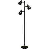 New Focus NF10998MBL Torchiere 3 - Light Black