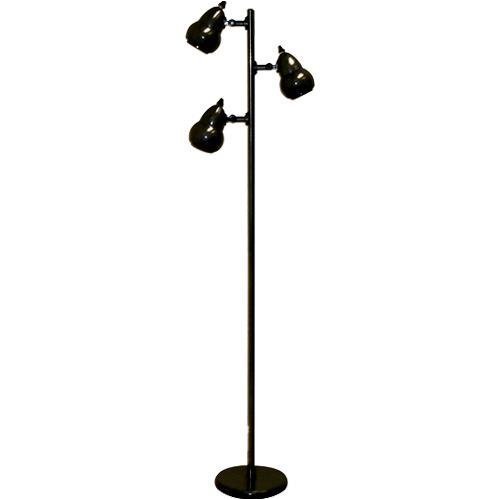 New Focus NF10998MBL Torchiere 3 - Light Black
