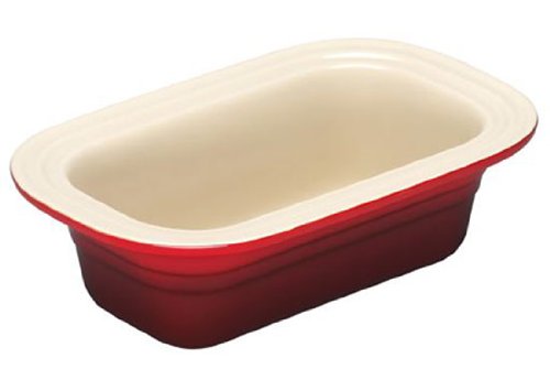Le Creuset Stoneware Deep-Dish Loaf Pan, Red