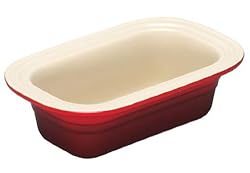 Le Creuset Stoneware Deep-Dish Loaf Pan, Red