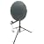 Portable Satellite Dish Kit for camping or caravan including 65 cm dish, folding arm, tripod and securing pegs, LNB, satfinder, compass and cable. Ideal for the UK and Europe.
