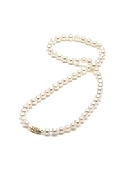 Akoya Pearl Strand in 14K Yellow Gold (6-6.5mm)