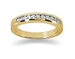 0.24 Channel Set Diamond Wedding band in 14k Yellow Gold