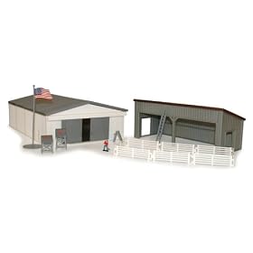 Learning Curve Brands 1:64 Machine Shed Set by Learning Curve Brands