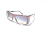 80's Rockin' Mod Black & Red Blinders-on-the-Side Vintage Retro Sunglasses / Mens and Womens
