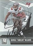 Cadillac Williams, Tampa Bay Buccaneers, 2006 Donruss Elite Autographed Card