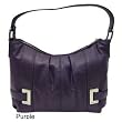 MICHAEL Michael Kors Iona Medium Top Zip Purple Shoulder Bag