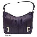 MICHAEL Michael Kors Iona Medium Top Zip Purple Shoulder Bag