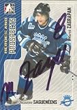 Marek Zagrapan, Chicoutimi Sagueneens - QMJHL Autographed Card