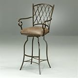 Pastel Furniture AT-217-30-AR-649 Atrium Swivel Bar Stool, Autumn