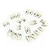 AllBeauty 24pcs New 3D Butterfly False Nail Art Tips Fake Nail Great for Party DIY
