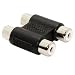 Produkt-Bild: Adapter 2x Cinch Kupplung auf 2x Cinch Kupplung