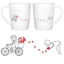 BoldLoft "All My Love for You" Couple Coffee Mugs-Christmas Gift Ideas for Couples,Romantic Christmas Gifts for Him or for Her,Cute Christmas Gifts