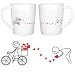 BoldLoft "All My Love for You" Couple Coffee Mugs-Christmas Gift Ideas for Couples,Romantic Christmas Gifts for Him or for Her,Cute Christmas Gifts