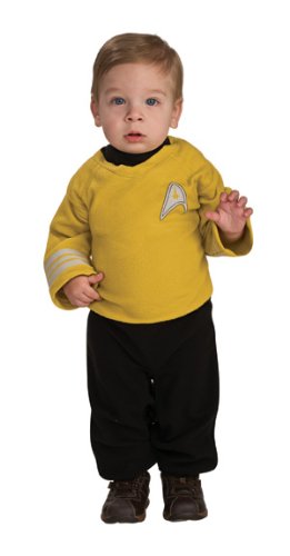 Rubies Costume Co Star Trek Romper Captain Kirk, Kirk Print, 0 - 6 Months