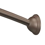Moen DN2160OWB Inspirations Curved Shower Rod, Old World Bronze (Not CA / VT Compliant)
