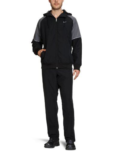 Nike Herren Trainingsanzug Classic Warmup - Taffeta, schwarz/dunkelgrau/wei&szlig;, L / 48-50, 4 Preisvergleich