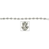 Frogs - Sterling Silver Bracelet