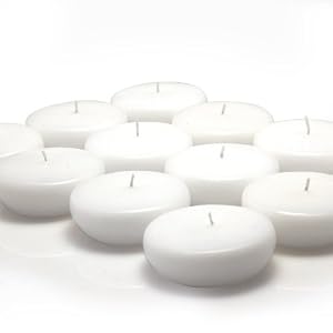 2 1 4 White Floating Candles Set of 288 Bulk