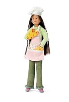 Anna Sophia in Chef Outfit w/mini book