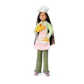 Anna Sophia in Chef Outfit w mini book by Only Hearts