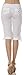 Helium London Womens Stretch Poplin Cargo Capri With Drawstring Waist