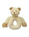 Organic Cotton Knitted Bear Teether/Rattle - Safe, Non-toxic Toy