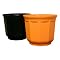 Hawthorne Planters Set - Black/ Orange (16")