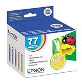Epson 77 Ink Cartridges, Epson T077920 - 5 Pack - High Capacity