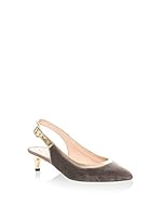 Hannibal Laguna Zapatos de talón abierto Brali (Gris)