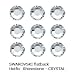 Swarovski Flatback Rhinestone #2028 / 2038 Hotfix ss20 Crystal (50)