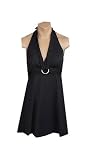It Figures Slender Collection Thighs Retro Classic Halter Swimdress Swimsuit