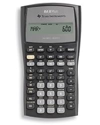 TEXAS INSTRUMENTS BA-2-PLUS Calculator, Financial, NFV,MIRRModified Duration,Payback,Discount Payback