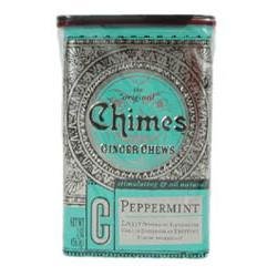 Chimes All Natural Peppermint Ginger Chews - 2 oz Tin