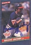 Brook Jacoby, Cleveland Indians Autographed Card