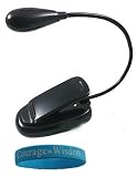 Kindle light Clip-On LED Book Light eReader Black Color Sony Kindle book lights for reading
