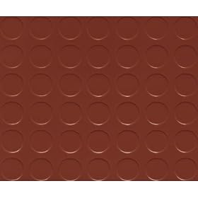 G-Floor Garage Shop Floor Coverings - 10ft. x 24ft., Coin Design, Brick Red, Model# GF75CN1024BR by Better Life Technology