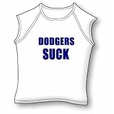Dodgers Sucks Jr. Miss Cap Sleeve