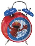 Sesame Street Elmo Time to Go Twin Bell Alarm Clock