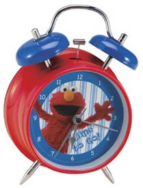 Buy Sesame Street Elmo Time to Go Twin Bell Alarm Clock online at Discounted New and Used prices. Delivered to your door with Childrens Toyshop.com
