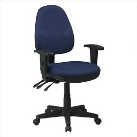 Dual Function Ergonomic Chair with Adjustable Arms Fabric: Crave-Khaki