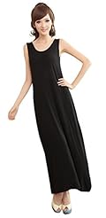 Summer Draped Scoop Neck Sleeveless Jumper/Maxi Dress 