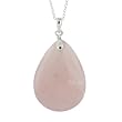 FOJO's Rose Quartz Pear Shape Pendant