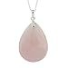 FOJO's Rose Quartz Pear Shape Pendant