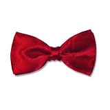 BOWTIE-Solid-Mens-red Tuxedo-BowTies