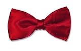 BOWTIE-Solid-Mens-red Tuxedo-BowTies