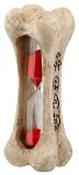 Bone Sand Timer Clock (3 Min) - Collectible Statue Figurine Figure