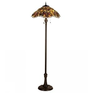64 Inch H Spiral Dragonfly Floor Lamp Floor Lamps