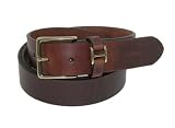 Tommy Hilfiger Men's Oil Tan Cut Edge Bridle Belt