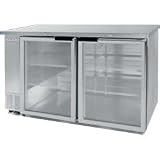 Review KegWorks  / Beverage Air Back Bar Glass Door Refrigerator - 23.7 cu. ft.: Stainless Steel Front
